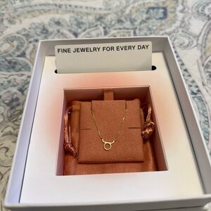 Mejuri Gold Zodiac Necklace